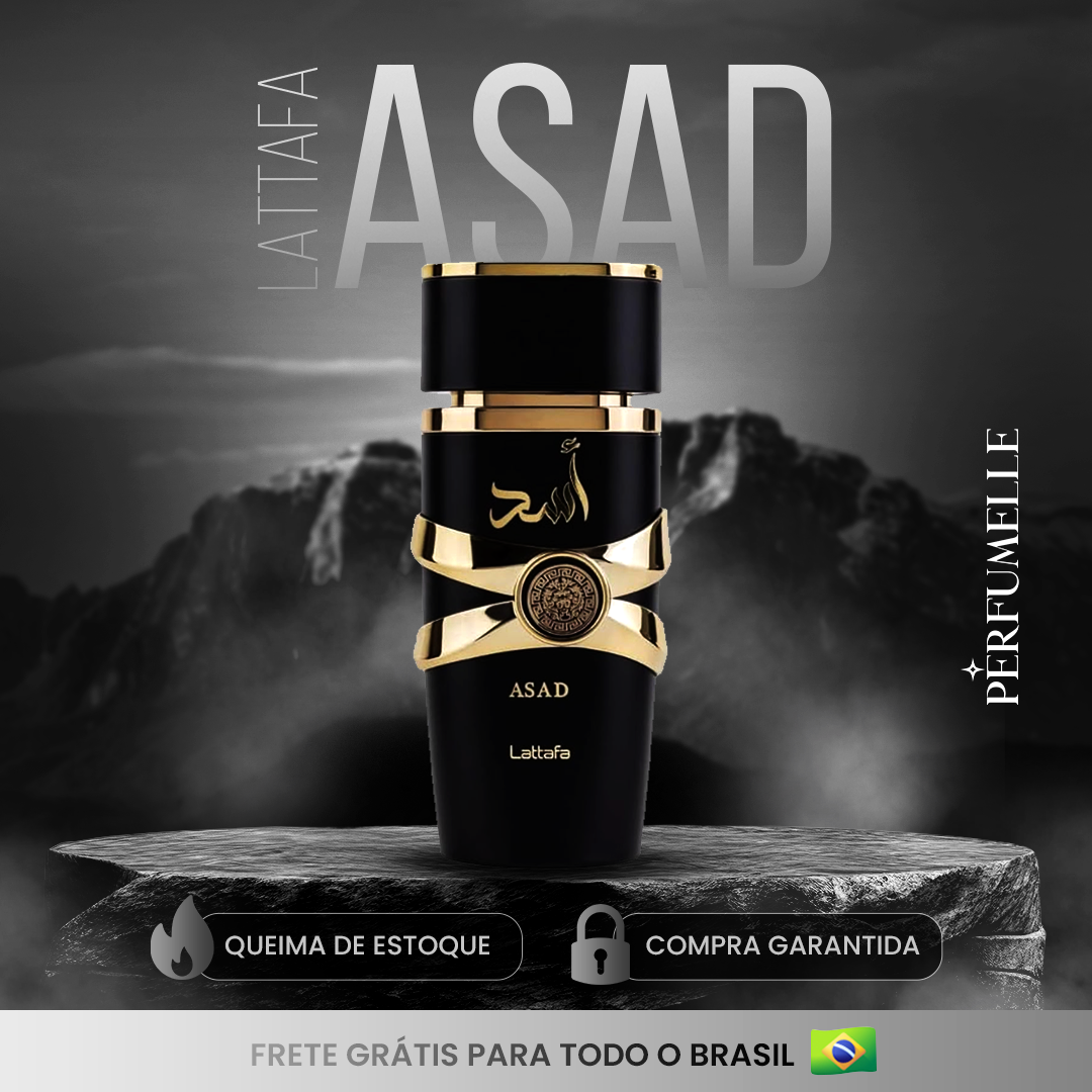 [QUEIMA DE ESTOQUE] Asad Lattafa 100ml | 70% OFF