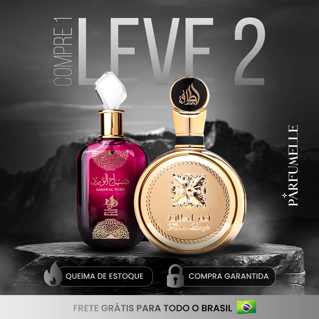 KIT FEMININO - COMPRE 1 LEVE 2 - Sabah Al Ward e Fakhar Rose - EDP  - 100ml Cada