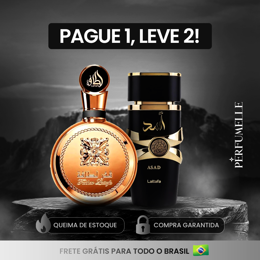 QUEIMA DE ESTOQUE [COMPRE 1 LEVE 2] - Lattafa Fakhar,  Assad Lattafa | 100ml Cada